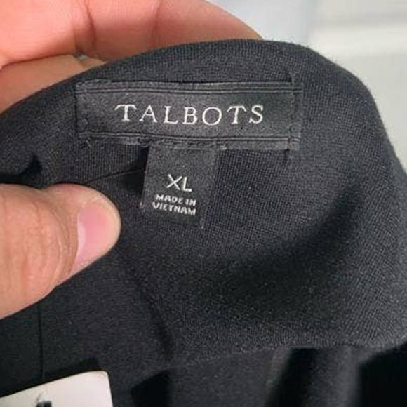 Ponte Peplum Top Black - Picture 5 of 6